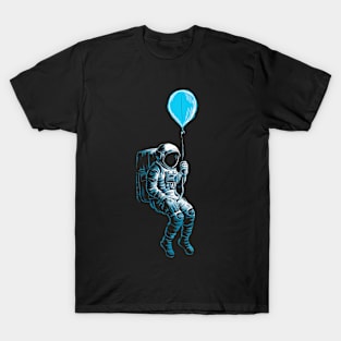 Astronaut Space Traveler Balloon T-Shirt